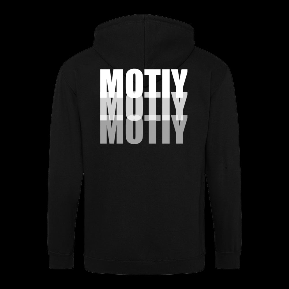 MOTIY Logo zip up hoodie