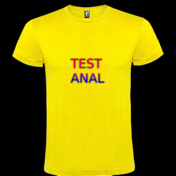 Unisex Budget Round Neck T-Shirt | Roly Atomic 150 TEST ANAL