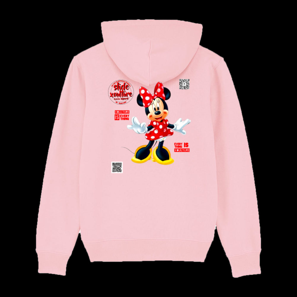 Slide Xoulture: Cartoon Xoulture Minnie Mouse Unisex Eco-Premium Hoodie Sweatshirt | Stanley/Stella Cruiser STSU822