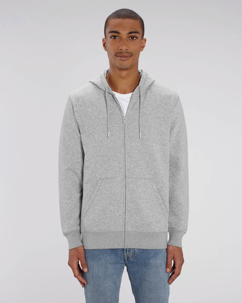 Stanley/Stella's - Connector Sweater (Zip) - Heather Grey