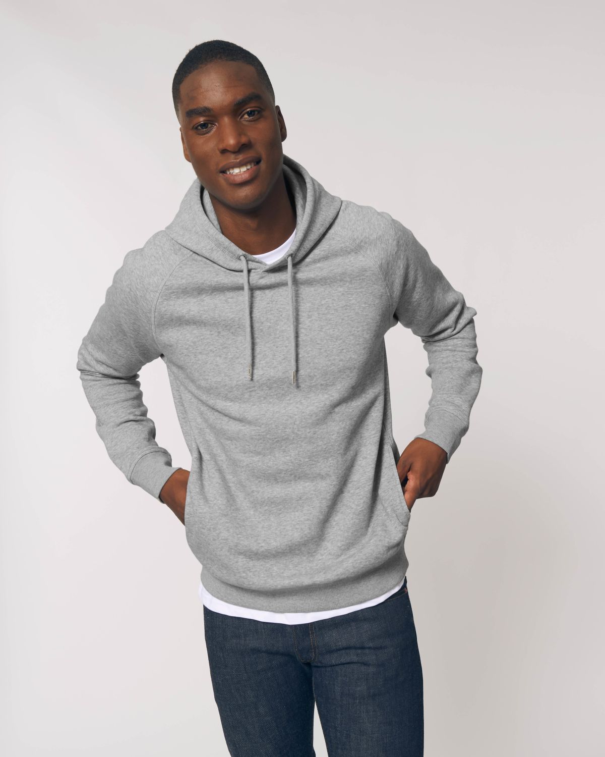 Stanley/Stella's - Sider Hoodie - Heather Grey