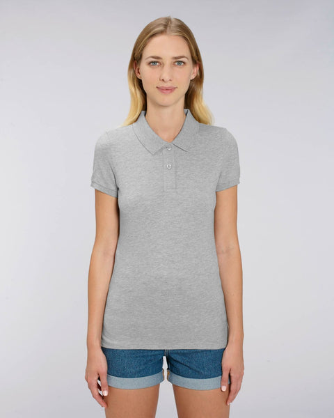 Stanley/Stella's - Stella Devoter Polo - Heather Grey