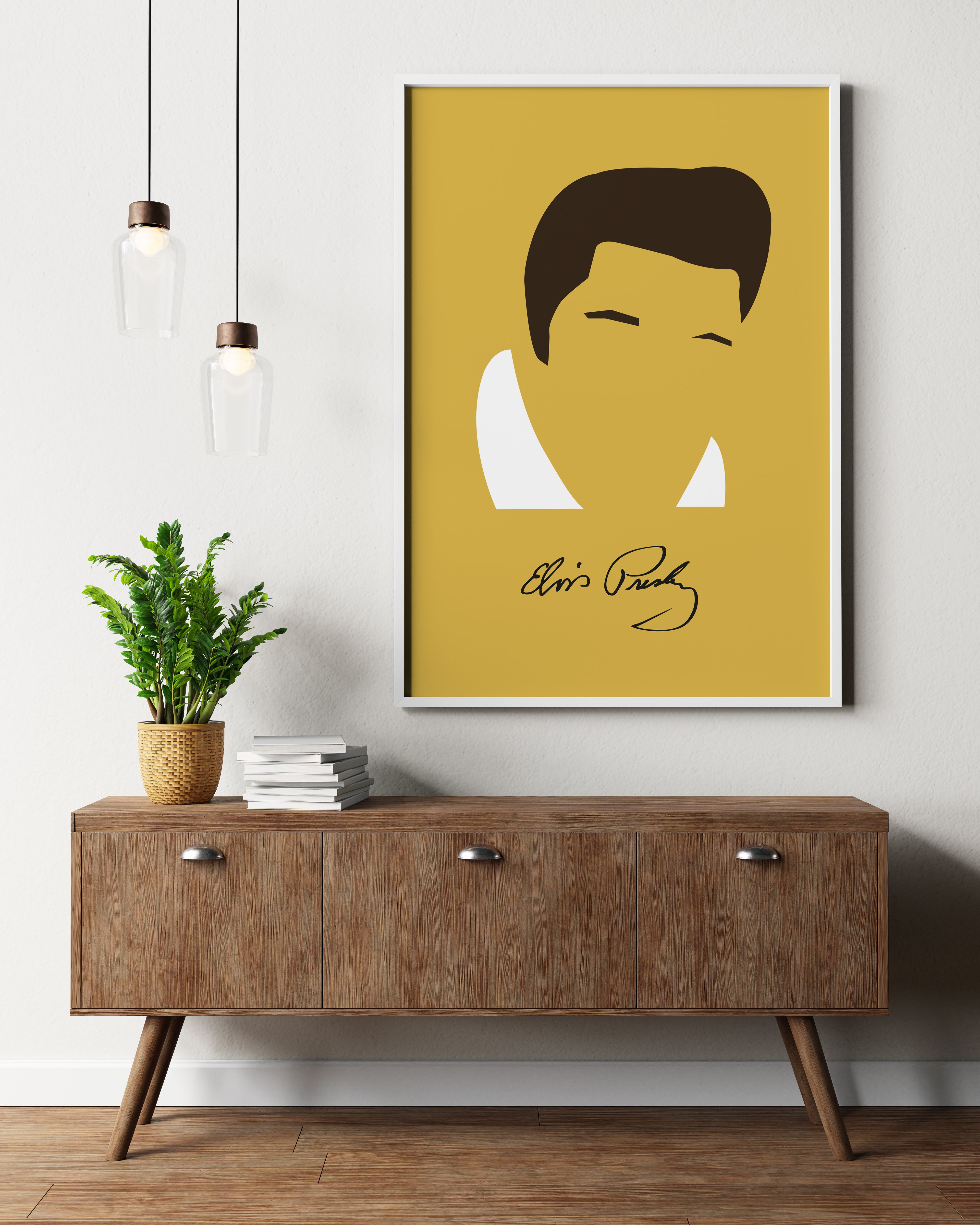 Elvis minimal Poster