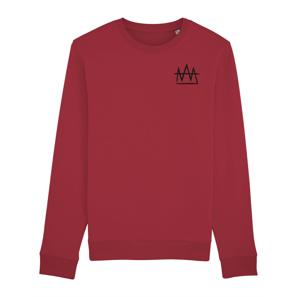 ALETULLE Unisex Eco-Premium Crew neck Sweatshirt - White or Red