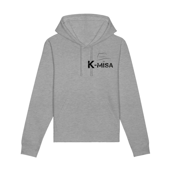 K-Misa Unisex Eco-Premium Hoodie Sweatshirt (STSU812) - Logo Noir