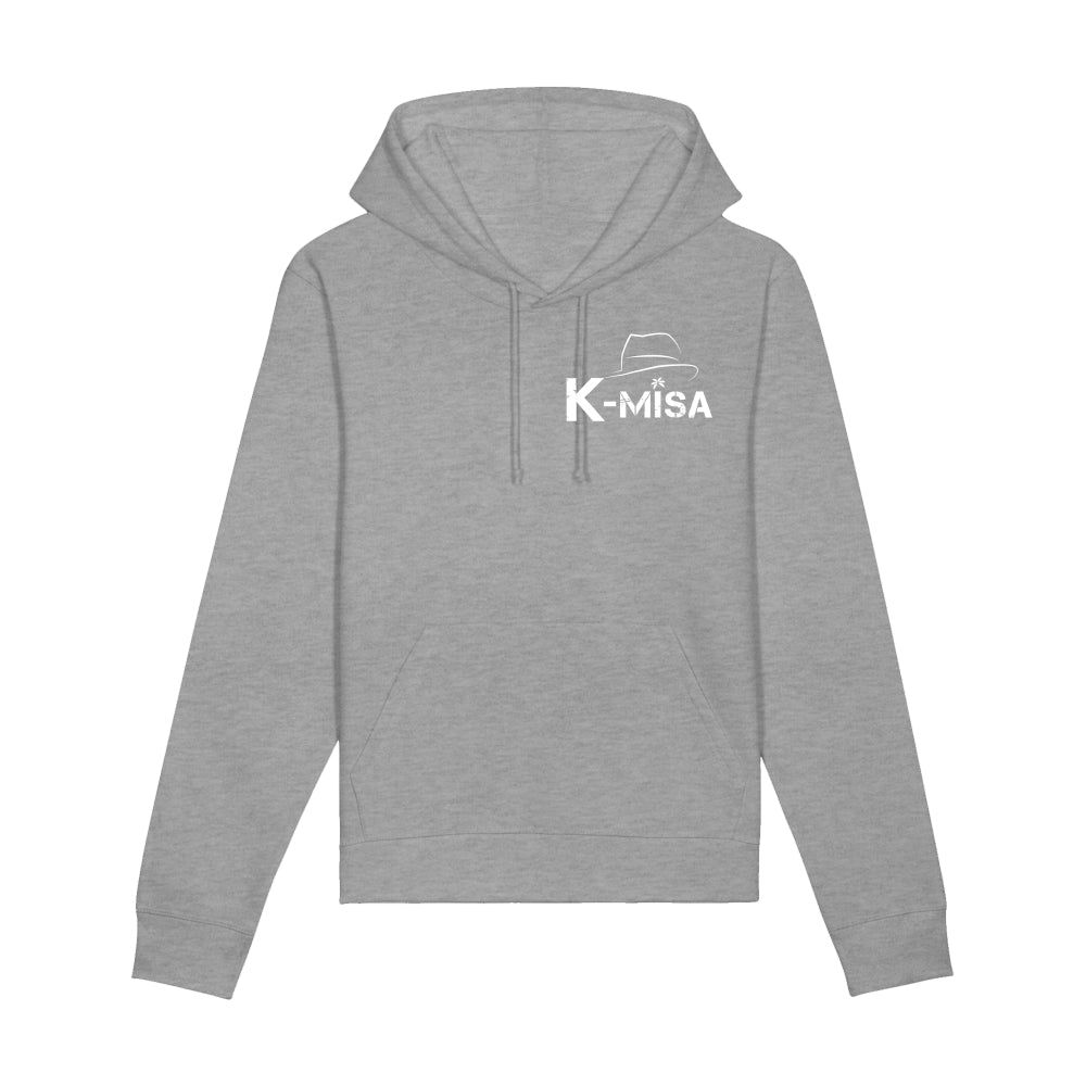 K-Misa Unisex Eco-Premium Hoodie Sweatshirt (STSU812) - Logo Blanc