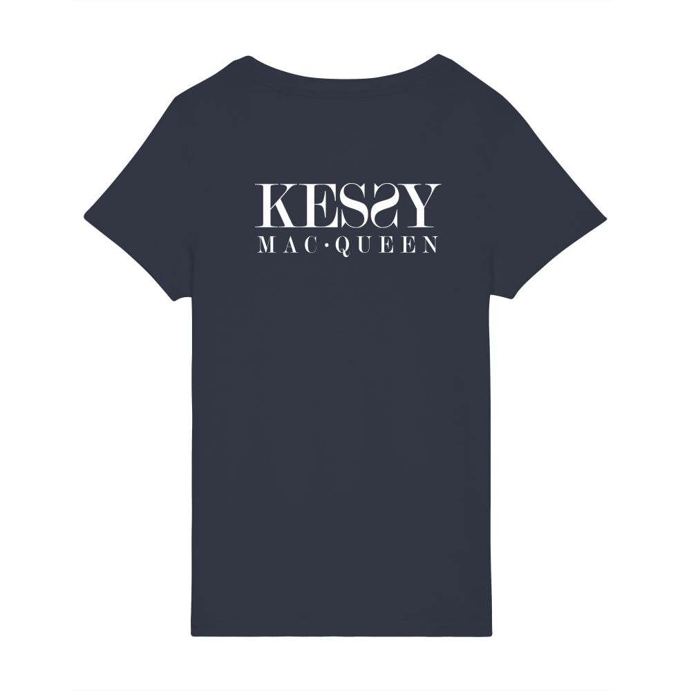 Kessy Mac Queen Ladies Eco-Premium T-shirt - White Logo