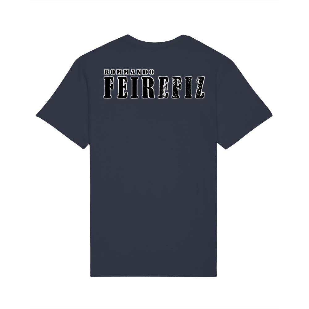 KOMMANDO FEIREFIZ Unisex Bio T-Shirt "BUNT" (STTU758)