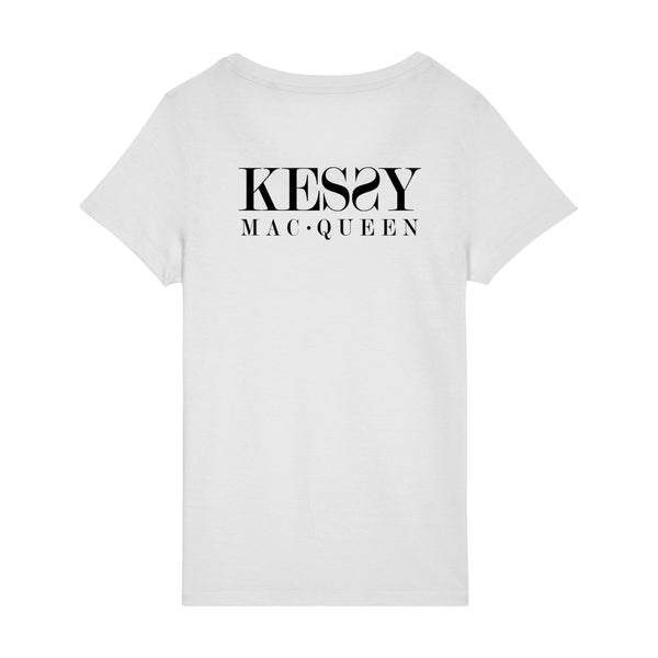 Kessy Mac Queen Ladies Eco-Premium T-shirt - Black Logo